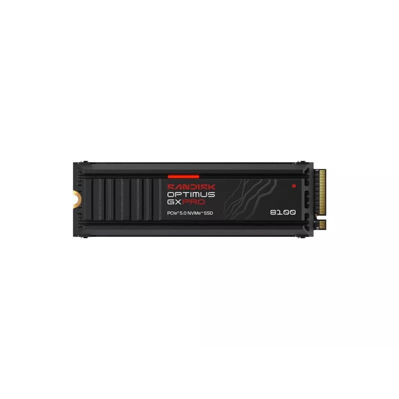 SanDisk Optimus GX PRO 8100 2TB M.2 2280 PCIe Gen5 x4 NVMe SSD s integrovaným chladičom