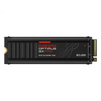 SanDisk Optimus GX PRO 8100 4TB PCIe Gen5 NVMe M.2 2280 interný SSD s chladičom a hardvérovým šifrovaním