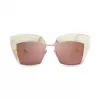 Sartorialeyes ST508-05 dámske obdĺžnikové slnečné okuliare čierna/sivá UV400