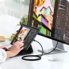 SATECHI Thunderbolt 5 Pro kábel 1m USB-C na USB-C – 120Gbit/s, 240W, čierny