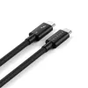 SATECHI Thunderbolt 5 Pro kábel 1m USB-C na USB-C – 120Gbit/s, 240W, čierny