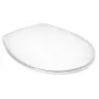 SAVAL GBG WC sedadlo Soft-Close/Quick-Release, D-forma, biela, duroplast, nehrdzavejúce závesy