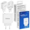 SAVIO LA-14 20W nástenná nabíjačka s Power Delivery 3.0