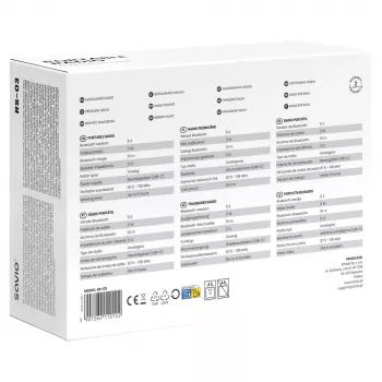 SAVIO RS-03 prenosné rádio FM/AM s prehrávaním MP3 USB/SD, ružová