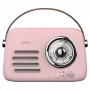 SAVIO RS-03 prenosné rádio FM/AM s prehrávaním MP3 USB/SD, ružová