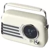 SAVIO RS-04 prenosné DAB+ FM rádio s nabíjateľnou batériou, LCD displej, dvojitý budík, čierna