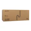 Sbox CC-1016B Organizér káblov, čierny