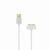 SBOX IPH4 USB-A na Apple 30-Pin kábel, 2 m, biela, nabíjanie a dáta