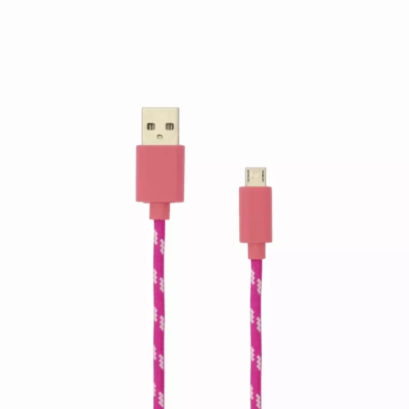 SBOX USB-1031P kábel USB na Micro-USB 1m ružový