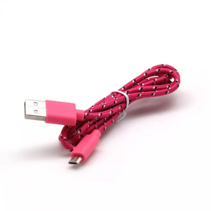 SBOX USB-1031P kábel USB na Micro-USB 1m ružový