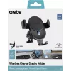 SBS TESUPWIR10CLIPSTG 10W bezdrôtový auto nabíjací držiak - čierny