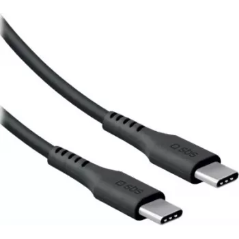 SBS USB-C na USB-C kábel 2m 100W čierny