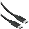 SBS USB-C na USB-C nylonový kábel 2m 240W čierny