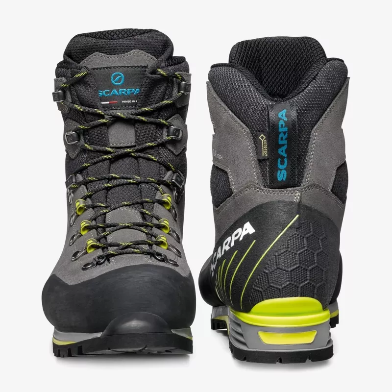Scarpa Manta Tech GTX horolezecké topánky - Shark/Lime (EU 46,5)