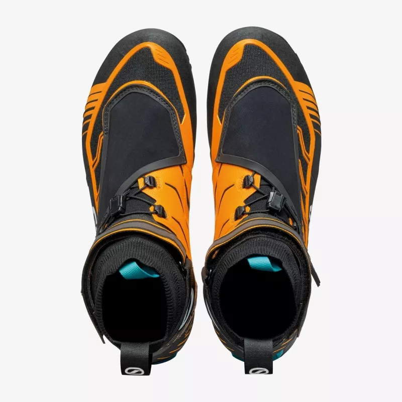 Scarpa Ribelle Tech 3 HD Mountaineering Boots - Black/Bright Orange - veľkosť 40 EU