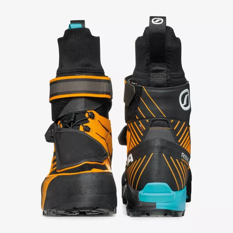 Scarpa Ribelle Tech 3 HD Mountaineering Boots - Black/Bright Orange - veľkosť 40 EU