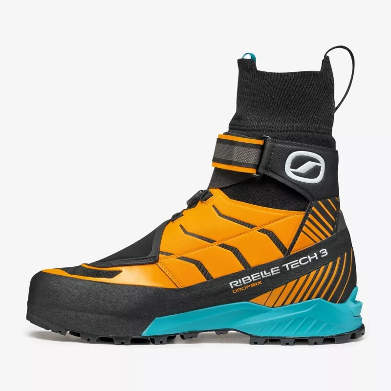 Scarpa Ribelle Tech 3 HD horolezecké topánky - čierna/svetlá oranžová - veľkosť 45.5 EU