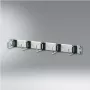 Schäfer IT Systems 19-palcový 1U rackový káblový manažment s kefovým panelom, čierna 7979000