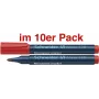 Schneider 130 permanentný marker červená guľatý hrot 1,0-3,0 mm plniteľný 113002