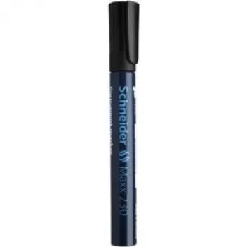 Schneider Maxx 230 permanentný marker čierny hliník guľatý hrot 123001
