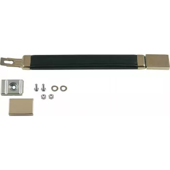 SCHROFF pásová rukoväť 240mm čierna hliníková ťažná rukoväť, šírka rukoväte 22mm, rozstup upevnenia 220mm 10504003