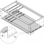 SCHROFF montážna doska štandard 220T 63TE 34562751