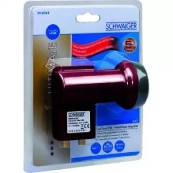 Schwaiger SPS6914R 2-násobný F rozdeľovač signálu 5-2400 MHz, DC priechod, terakotová