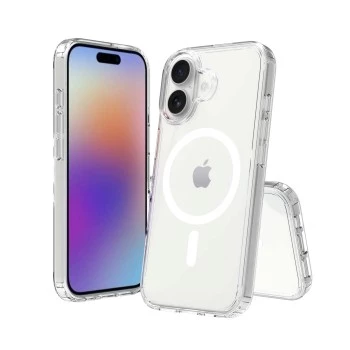SCREENOR Bumper puzdro pre Apple iPhone 17 s MagSafe, priehľadné