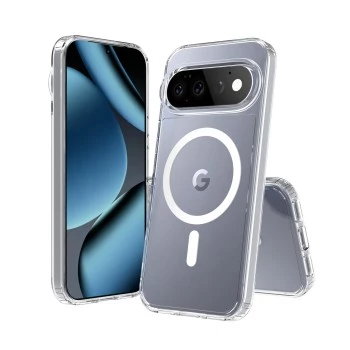 SCREENOR Bumper Case pre Google Pixel 11 Pro, magnetické, transparentné