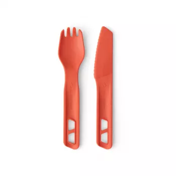 Sea To Summit Passage Cutlery sada oranžová - 3-dielna ľahká kempingová sada príboru