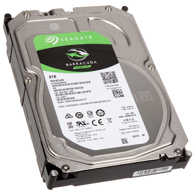 Seagate Barracuda ST8000DM004 8 TB 3,5-palcový interný pevný disk SATA III 5400 ot/min 256 MB cache