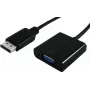 SECOMP STANDARD DisplayPort na VGA adaptérový kábel, DP konektor samec na VGA konektor samica, 1m, čierny (S3201-10)