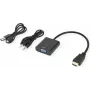 SECOMP STANDARD HDMI na VGA + 3,5 mm audio adaptérový kábel, 0,23 m (S3210)