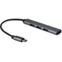 SECOMP STANDARD USB 2.0 hub, USB-C pripojenie, 4x USB-A porty (3x USB 2.0 + 1x USB 3.2 Gen1) (S3017)