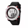 SECTOR MAN R3251546002 45 mm quartz hodinky čierny silikónový remienok