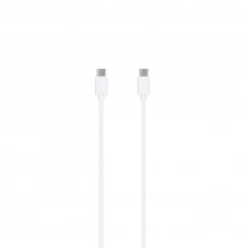 SEEK TOTI 20W Type-C PD nástenná nabíjačka s Type-C na Type-C, 1 m PVC dátový kábel 3A, biela