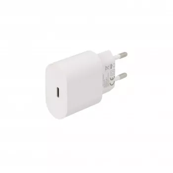 SEEK TOTI 20W USB-C PD prenosná nástenná rýchlonabíjačka, biela