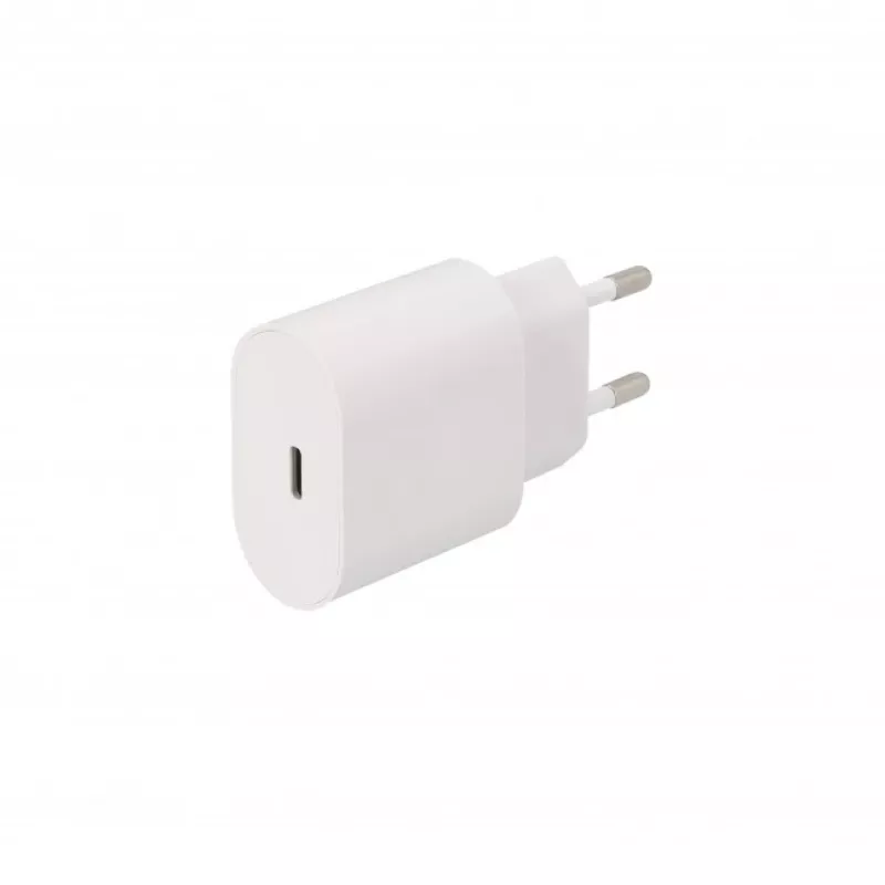 SEEK TOTI 20W USB-C PD prenosná nástenná rýchlonabíjačka, biela