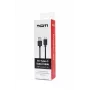 SEEK TOTI USB-A na Type-C, 1m PVC dátový kábel 3A, čierna