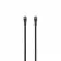 SEEK TOTI USB-C na USB-C 2m opletený kábel 3A čierny