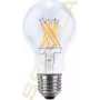 SEGULA LED vláknová žiarovka číra E27 6,5W 2700K stmievateľná A60