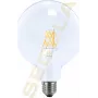 SEGULA LED Globe 125 číra E27 6.5W 650Lm 2700K teplá biela stmievateľná