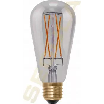 SEGULA LED Rustika Long Style Smokey Gray E27 5W 1900K stmievateľná