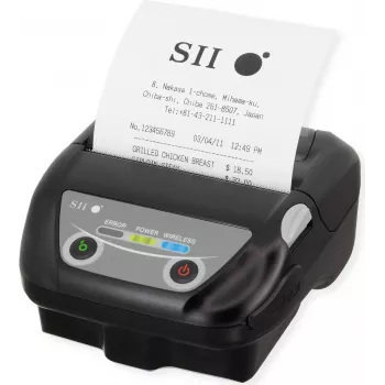 Seiko Instruments MP-B30 mobilná termotlačiareň na etikety, 203 dpi, 127 mm/s, USB & Bluetooth, čierna MP-B30-B02JK1-EA