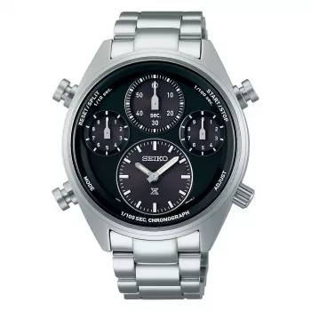 SEIKO Prospex Solar Chronograph Limited Edition SFJ003P1 42mm nehrdzavejúca oceľ čierny ciferník