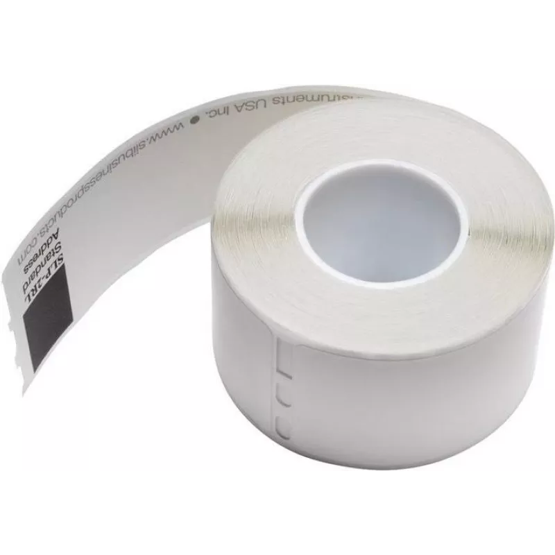 Seiko SLP-2RLC priehľadné adresné etikety 28x89mm, 2 role, 260 etikiet, biele, permanentné lepidlo, priama termotlač, pre Smart Label Printer
