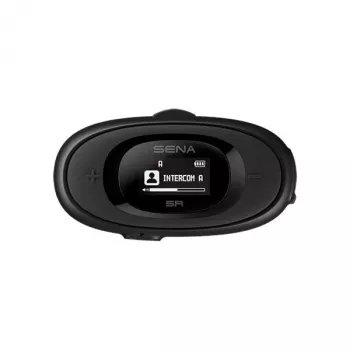 SENA 5R motocyklový Bluetooth komunikačný systém, dvojbalenie, na báze A20, čierny
