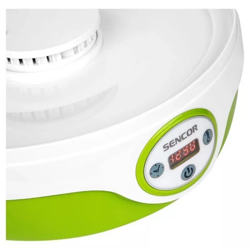 Sencor SFD 851GR sušička potravín, 240 W, priemer sita 25,5 cm, 35-70°C, zelená