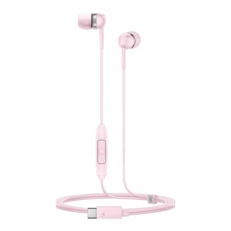 Sennheiser CX 80U káblové in-ear slúchadlá s mikrofónom a inline ovládačom, Sakura Pink, 17 Hz - 20 kHz