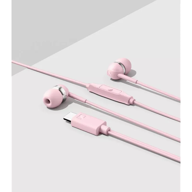 Sennheiser CX 80U káblové in-ear slúchadlá s mikrofónom a inline ovládačom, Sakura Pink, 17 Hz - 20 kHz